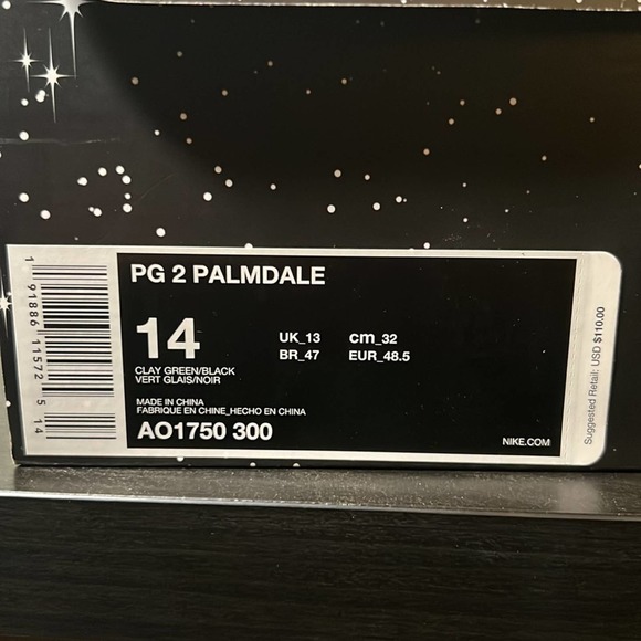 NIKE PG2 “Palmdale” Size 14 Paul George Basketball shoe main image 4